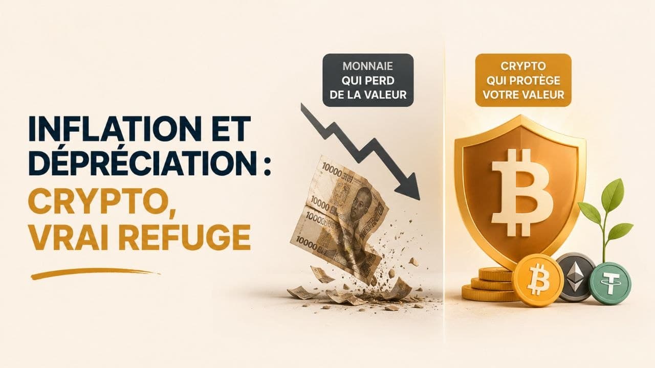Inflation et dépréciation : la crypto, vrai refuge ?