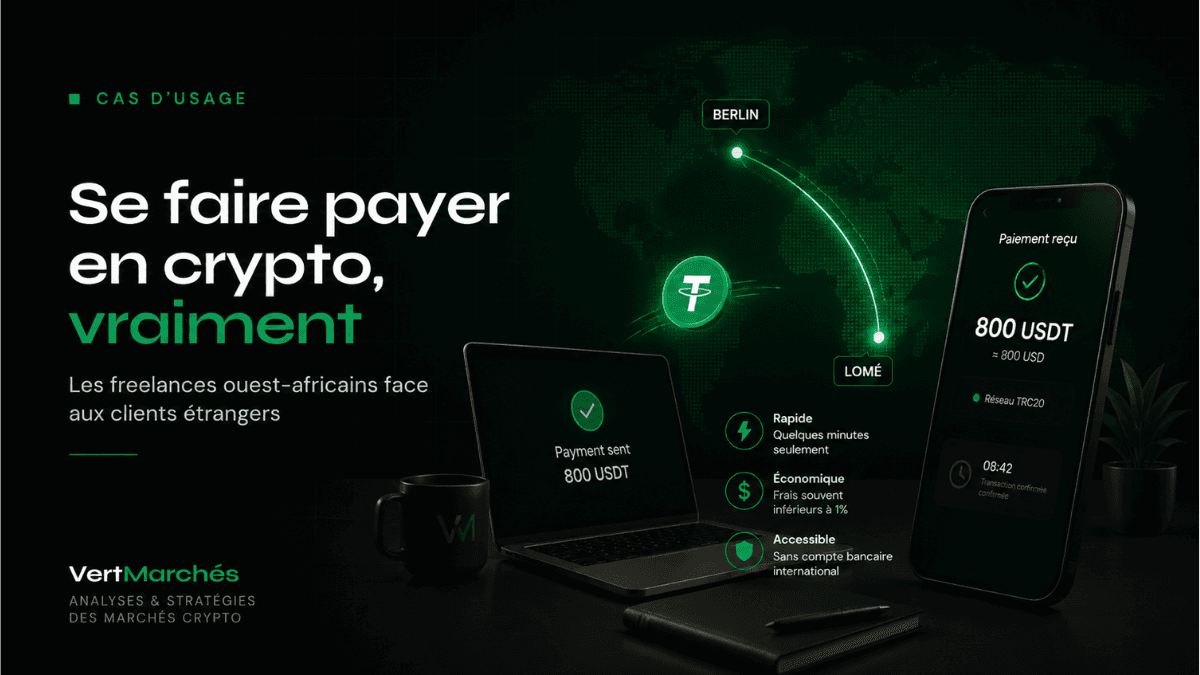 Se faire payer en crypto depuis l'Afrique de l'Ouest : ce qui marche vraiment